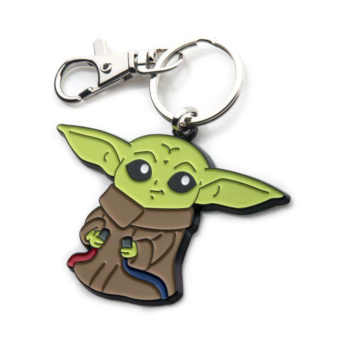 THE MANDALORIAN - Grogu avec câbles - Porte-clés en Métal - 2