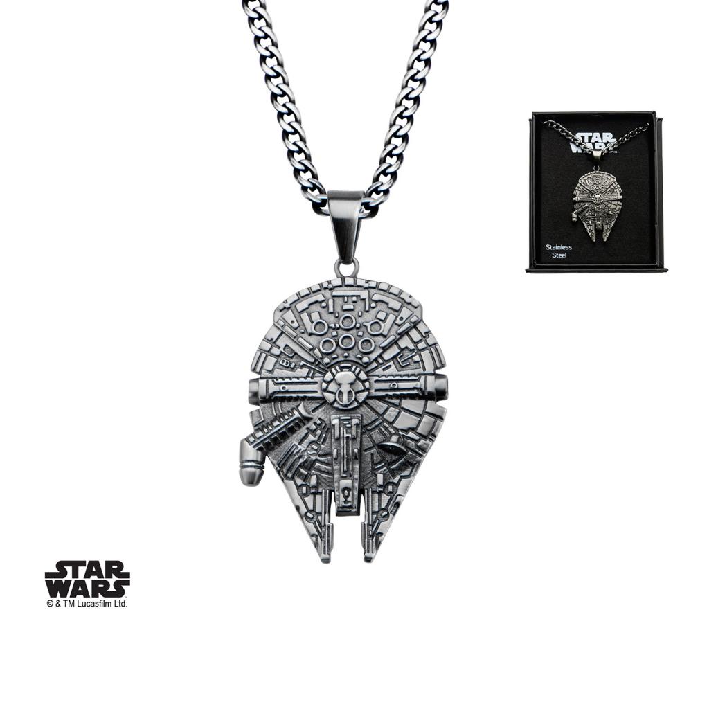 STAR WARS - Stainless Steel Millenium Falcon Pendant - 2
