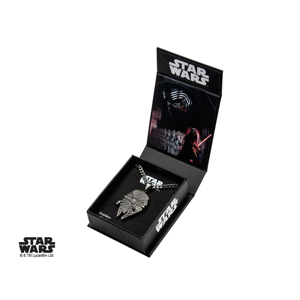 STAR WARS - Stainless Steel Millenium Falcon Pendant - 3