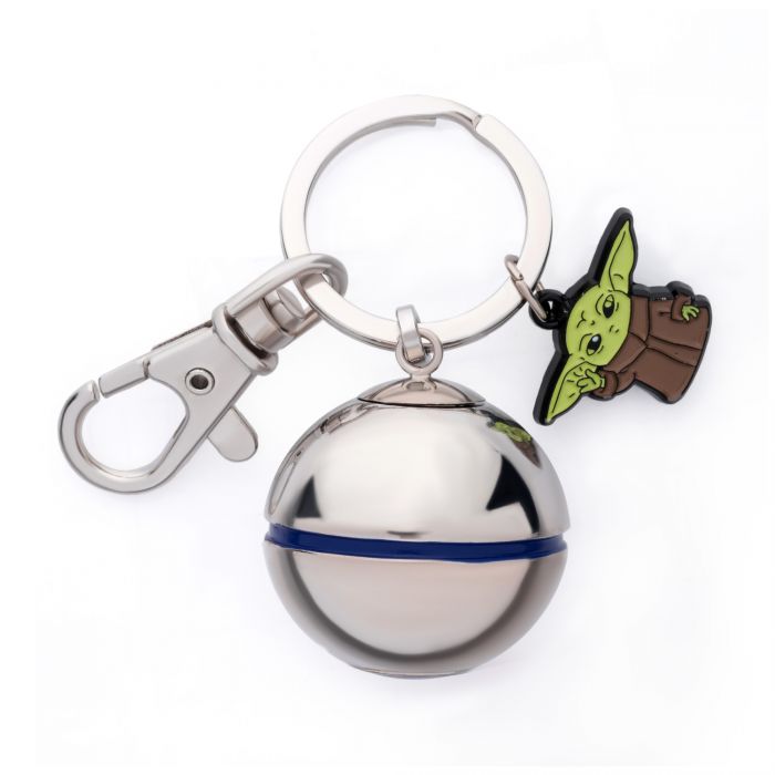 THE MANDALORIAN - Grogu Razor Crest Shifter - Metal Keychain_IMAGE_1