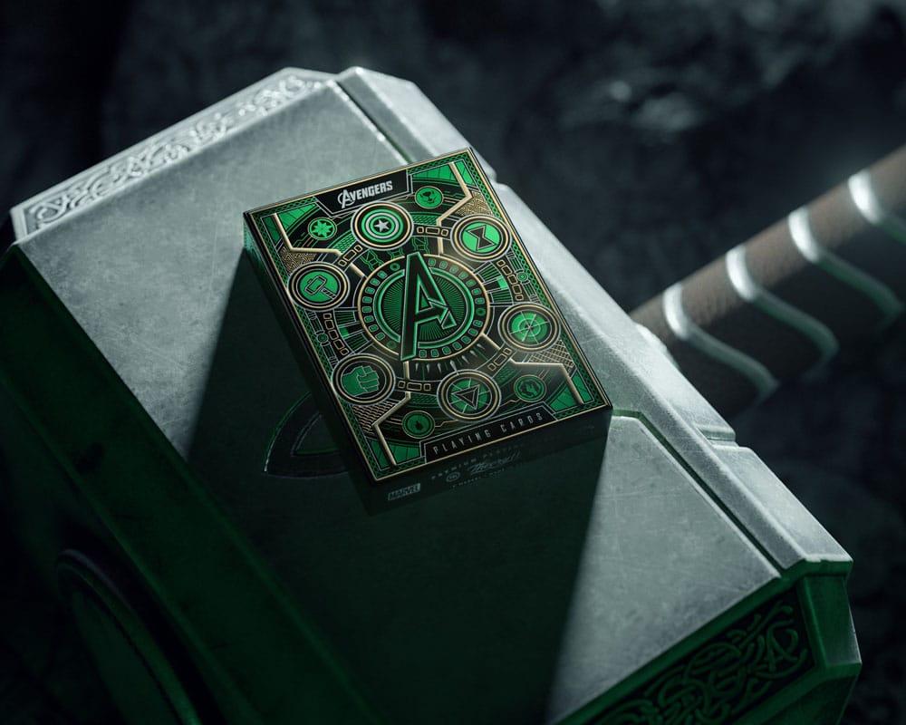 AVENGERS - Green Version - Jeu de cartes à jouer (52 cartes) - 2