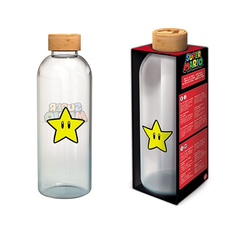 SUPER MARIO Glass Bottle Large Size 1030ml