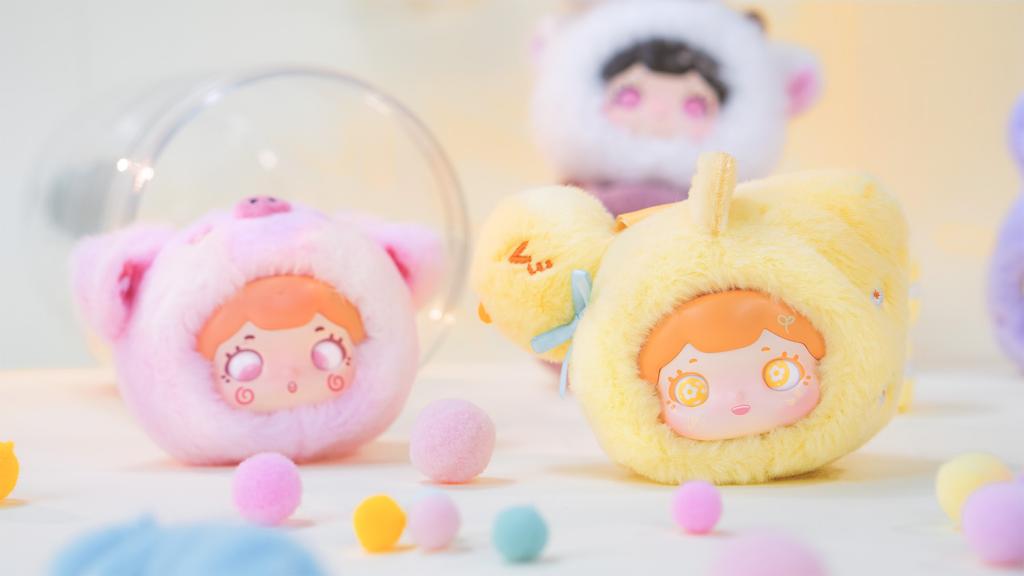 TOYBEBOP - Baobao's Fuzzy Babe Series Plush BLIND BOX (8pcs) - 6.5cm - 4