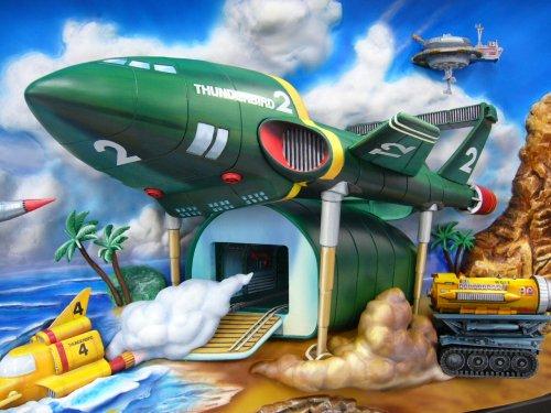 Thunderbirds - Real Artwork Series 3D Art Poster 37 x 47 x 11 cm - 2