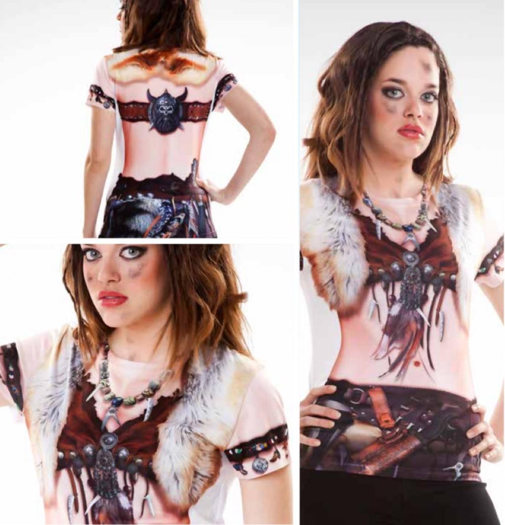 T-Shirt COSPLAY Theme VIKINGS - Girl (S) - 2