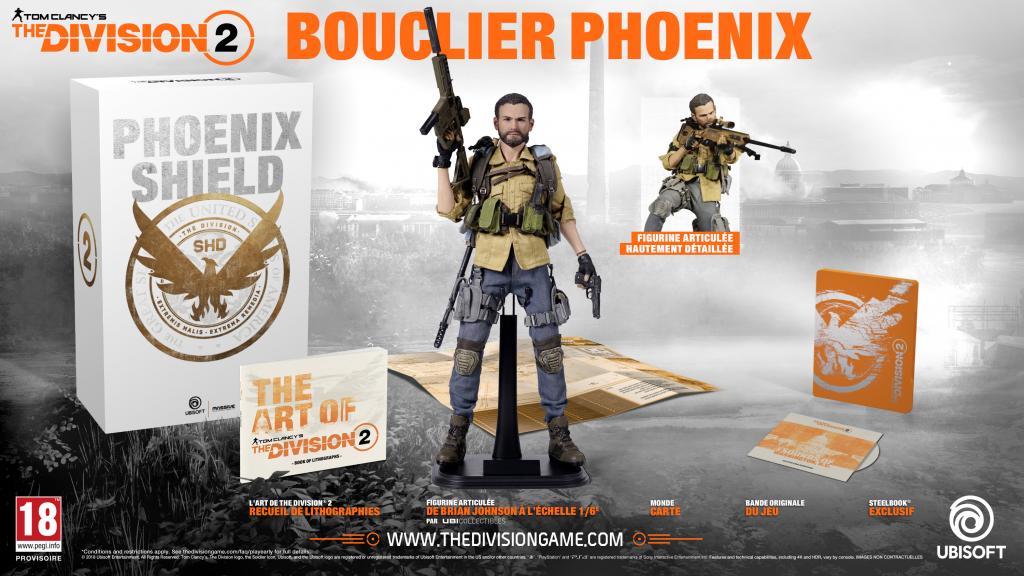 1/6 12インチ The Division 2 Phoenix Shield The Division 2- Phoenix Shield Collector Figurine : Amazon