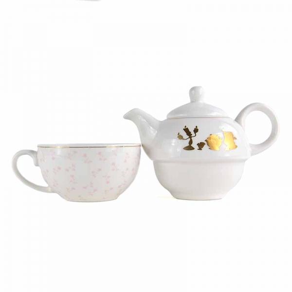 DISNEY CLASSIC - Beauty and the Beast Tea for One - Floral - 4