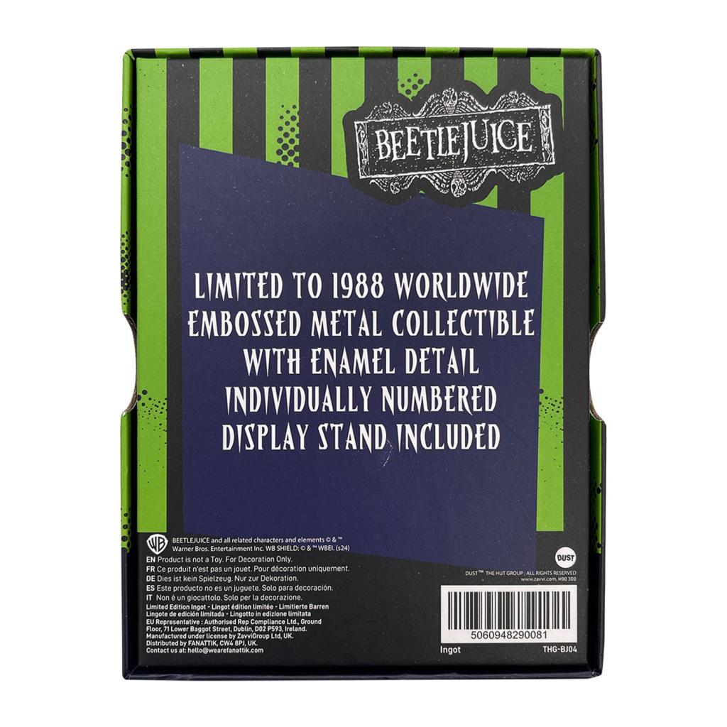 BEETLEJUICE - Gravestone - Limited Edition Ingot - 6