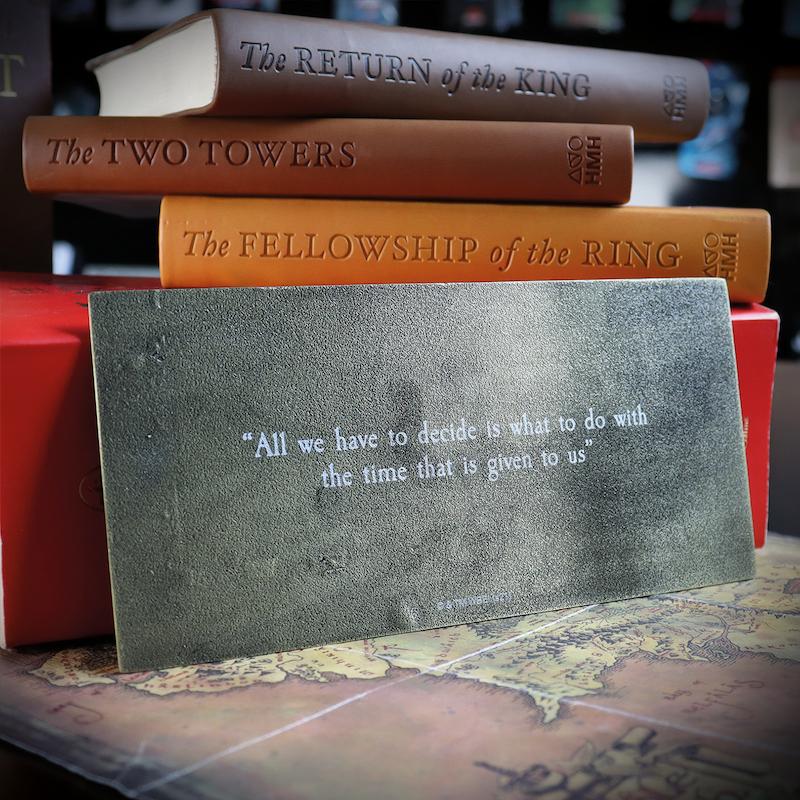 LORD OF THE RINGS - The Fellowship - Panneau Métal Edition Limitée - 2