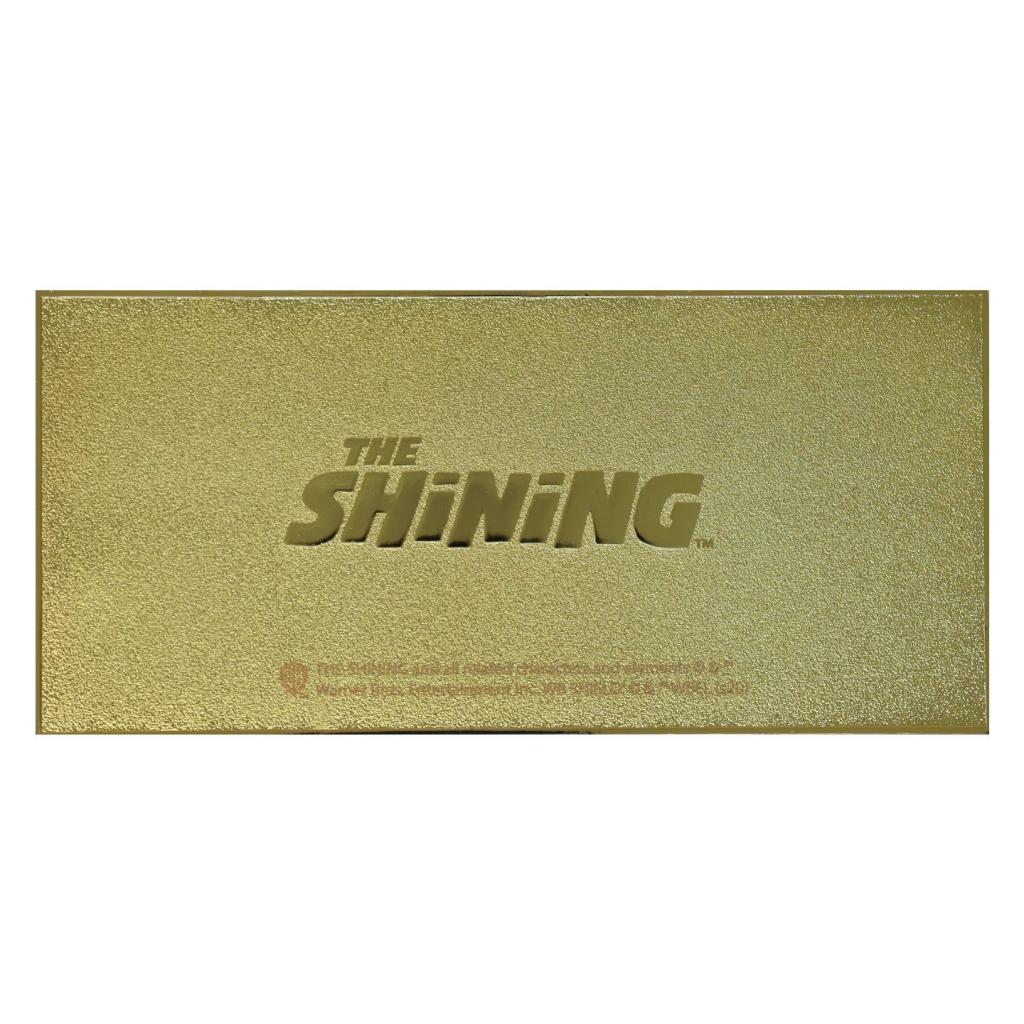 THE SHINING - The Overlook Hotel Ball - Ticket Plaqué Or Collector 24k - 3