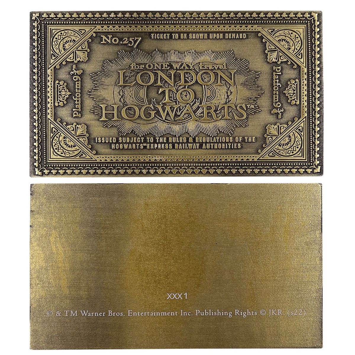 HARRY POTTER - Hogwarts Express Ticket - Limited Edition Replica_IMAGE_3