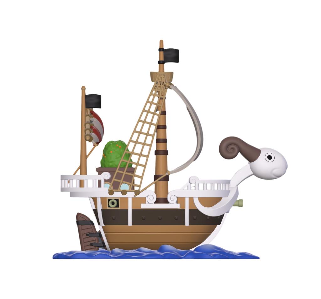 ONE PIECE - Bateau Merry - Réveil Lumineux LED - 25 cm - 4