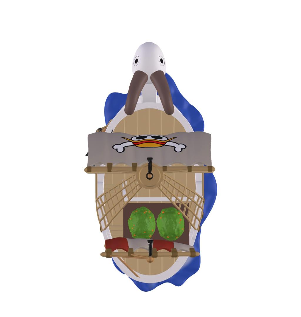 ONE PIECE - Bateau Merry - Réveil Lumineux LED - 25 cm - 5
