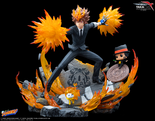 REBORN - Tsuna, Reborn & Natsu - Statue 37cm - 2