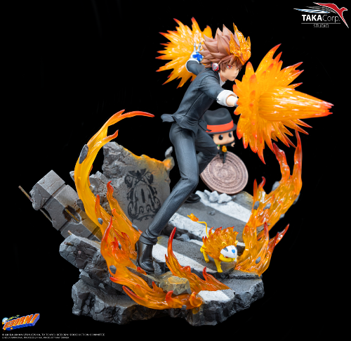 REBORN - Tsuna, Reborn & Natsu - Statue 37cm - 3