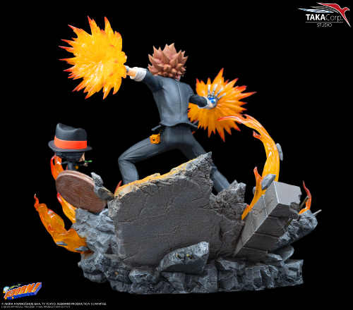 REBORN - Tsuna, Reborn & Natsu - Statue 37cm - 4