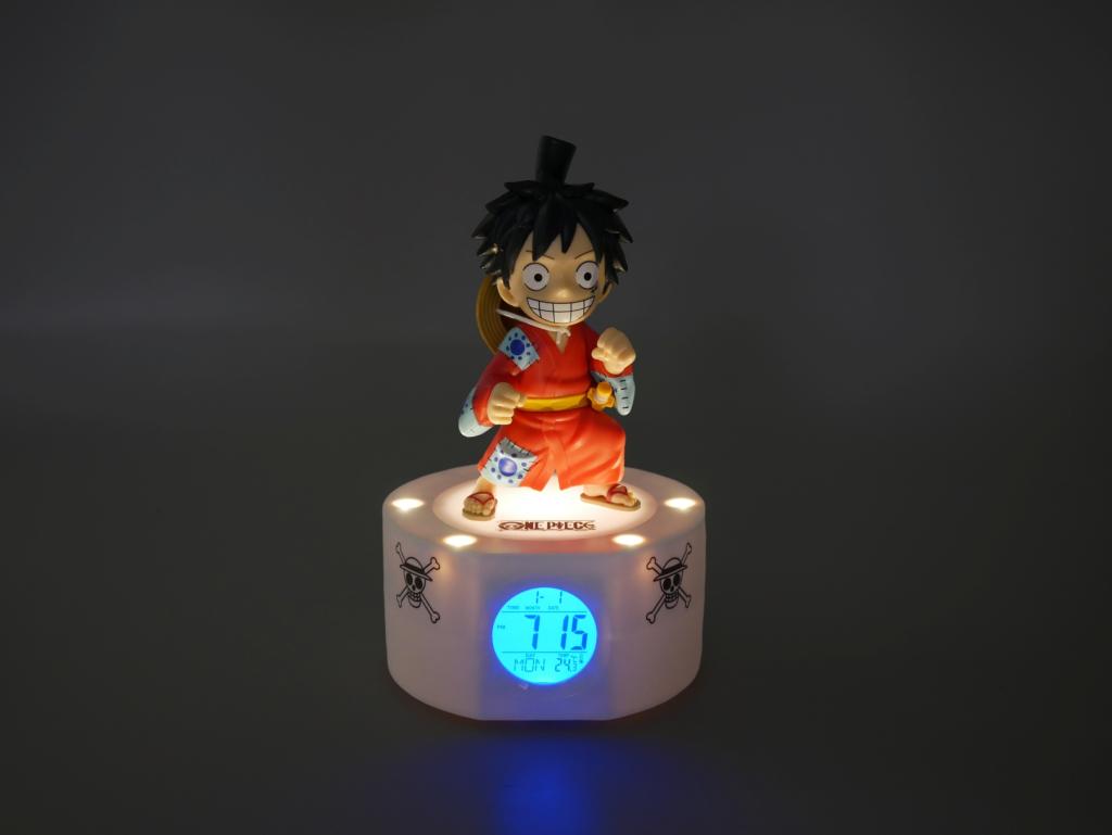 ONE PIECE - Luffy - LED Light-Up Alarm Clock - 2