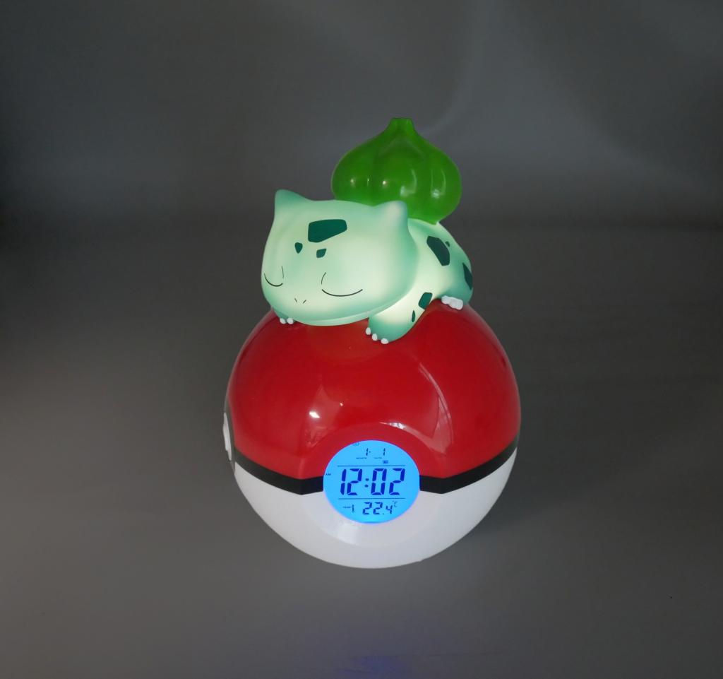 POKEMON - Bulbasaur Pokeball - Alarm Clock with LED Lamp - 2