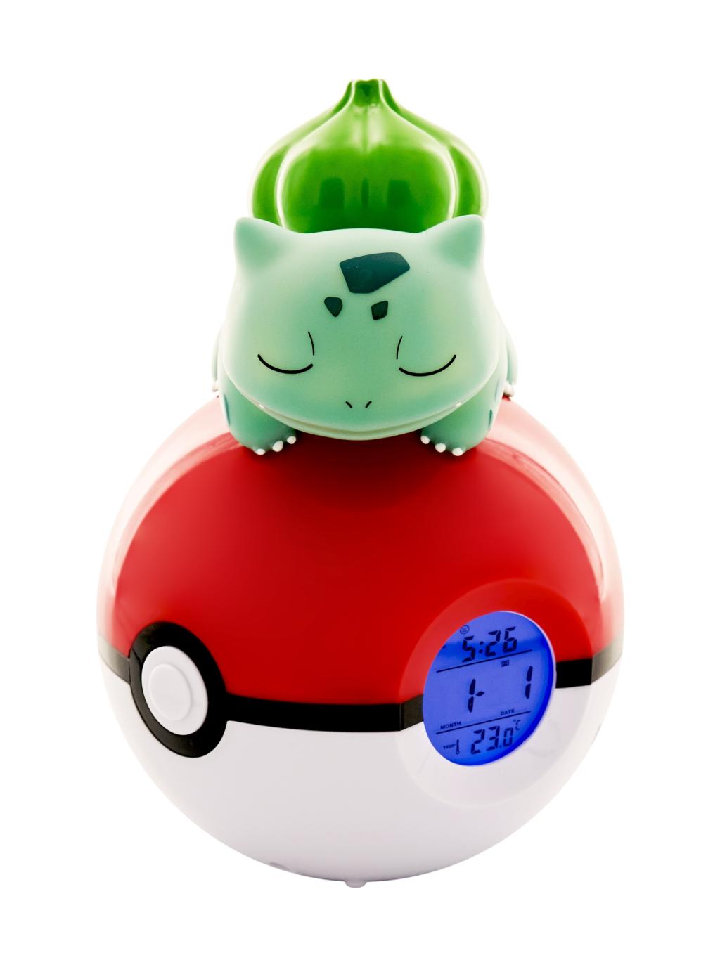 POKEMON - Bulbasaur Pokeball - Alarm Clock with LED Lamp - 4