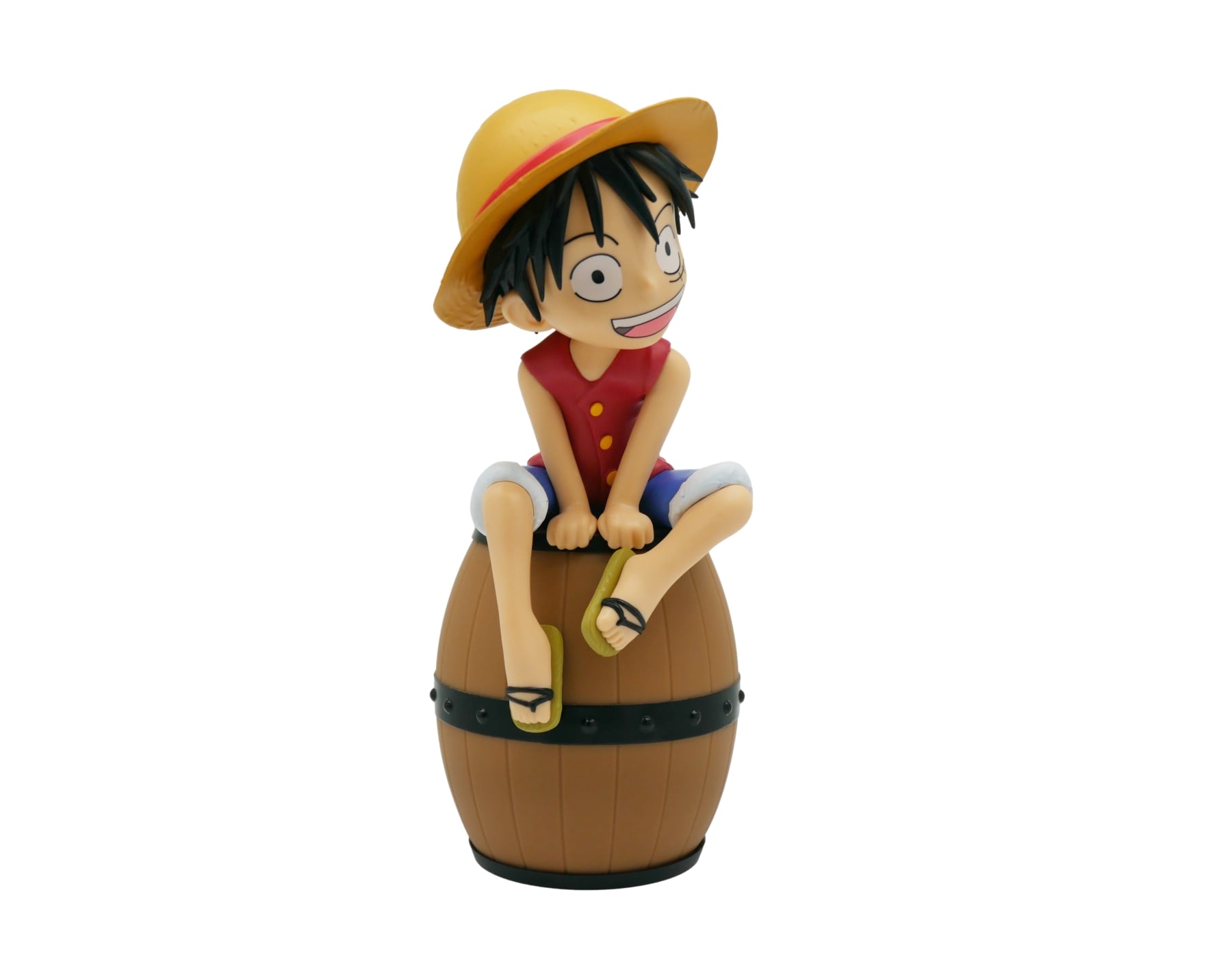 BEMS | ONE PIECE - Luffy on a Barrel - Light-Up Figure - 11 inch