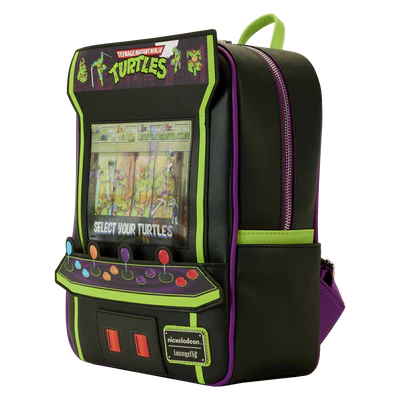 LES TORUES NINJAS 40EME AN. - Arcade Vintage -Mini Sac à Dos LoungeFly - 3