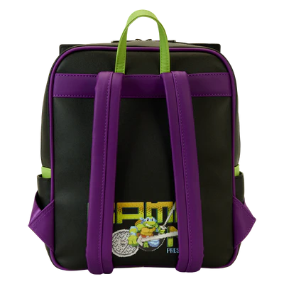 LES TORUES NINJAS 40EME AN. - Arcade Vintage -Mini Sac à Dos LoungeFly - 4