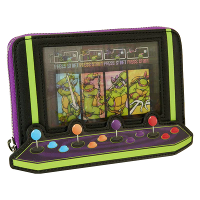LES TORTUES NINJAS 40EME AN. - Arcade Vintage - Portefeuille LoungeFly - 4