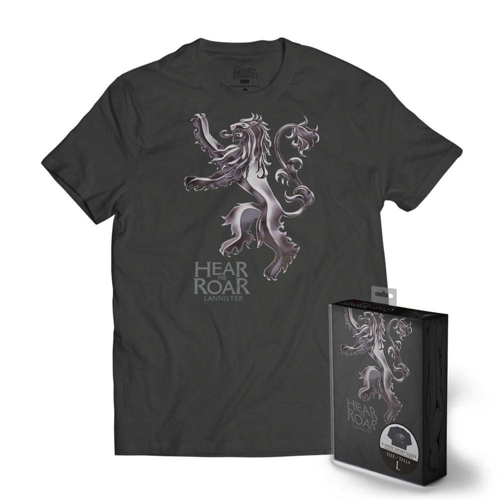 GAME OF THRONES - T-Shirt METTALIC SHIELD - Lannister (S) - 2