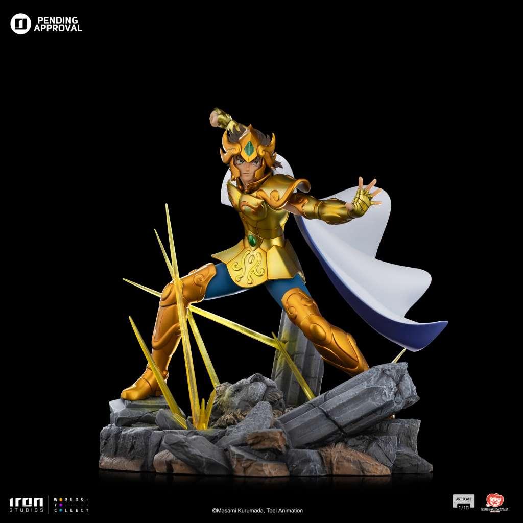 SAINT SEIYA - Leo Aiolia - Statue Art Scale 1/10 23cm - 2