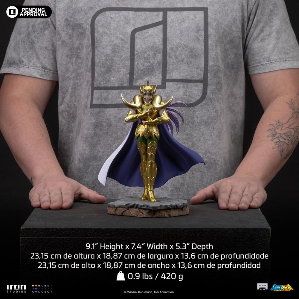 SAINT SEIYA - Aries Mu - Statue Art Scale 1/10 23.15cm - 6