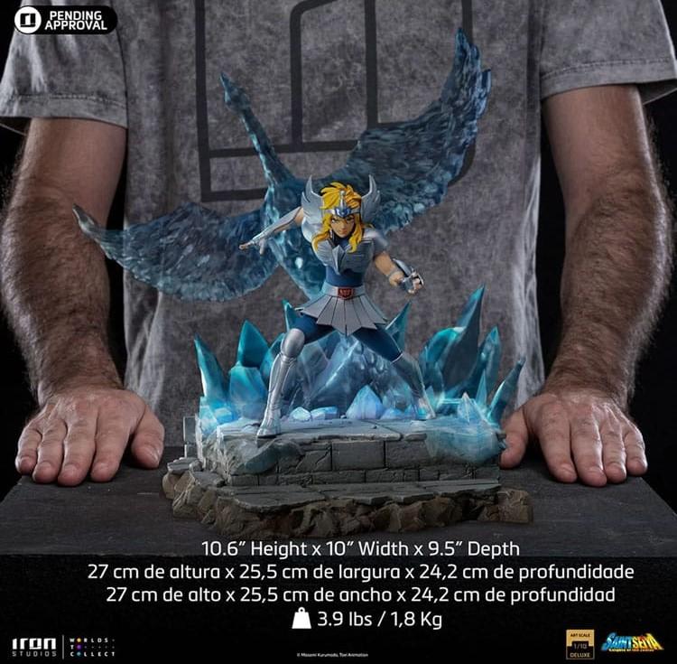 SAINT SEIYA - Cygnus Hyoga - Statuette Art Scale Deluxe 1/10 27cm - 3