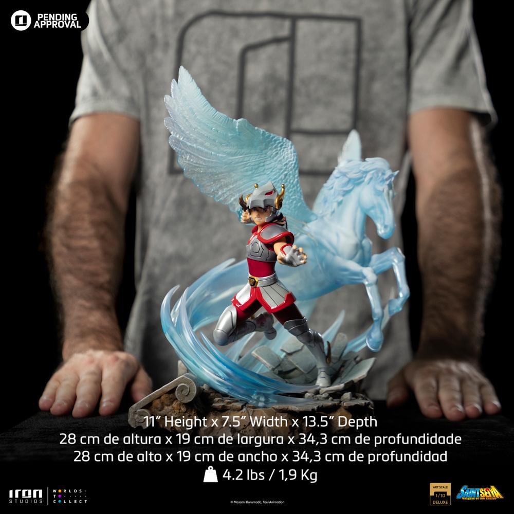SAINT SEIYA - Pegasus Seiya - Statuette Art Scale Deluxe 1/10 28cm - 6
