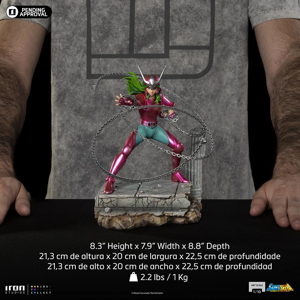 SAINT SEIYA - Andromeda Shun - Statue ArtScale 1/10 21.3cm :  ShopForGeek.com: Figurines Iron Studios Saint Seiya