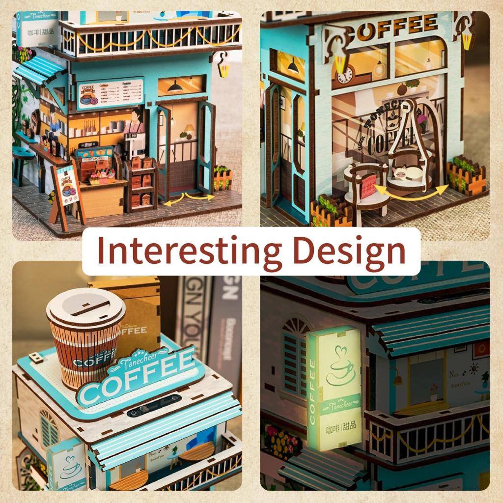 CAPE COFFEE SHOP - DIY Desktop Storage - 159pcs - 4