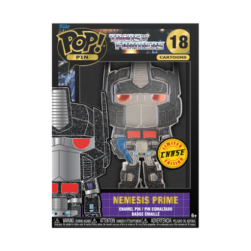 TRANSFORMERS - Pop Large Enamel Pin N° 18 - Optimus Prime w/ Chase - 4