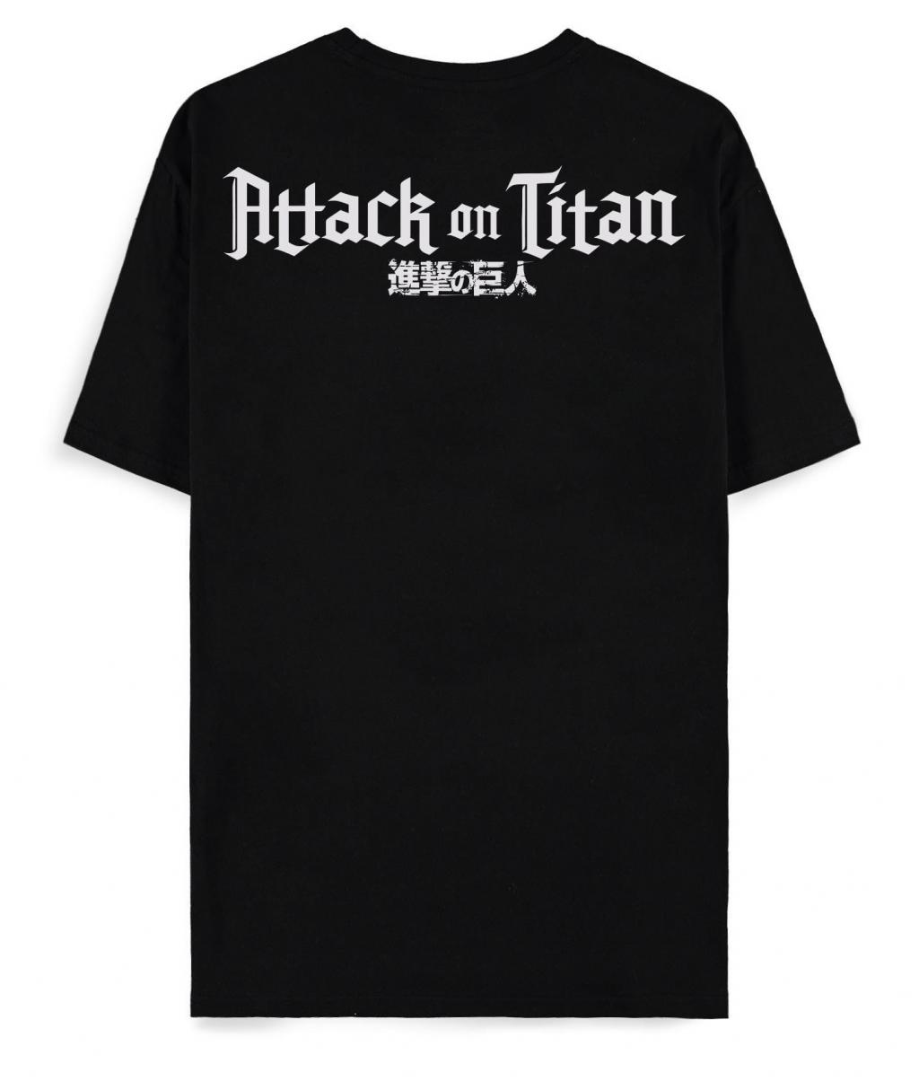 ATTACK ON TITAN - Saison 4 Black - T-Shirt Homme (M) - 2
