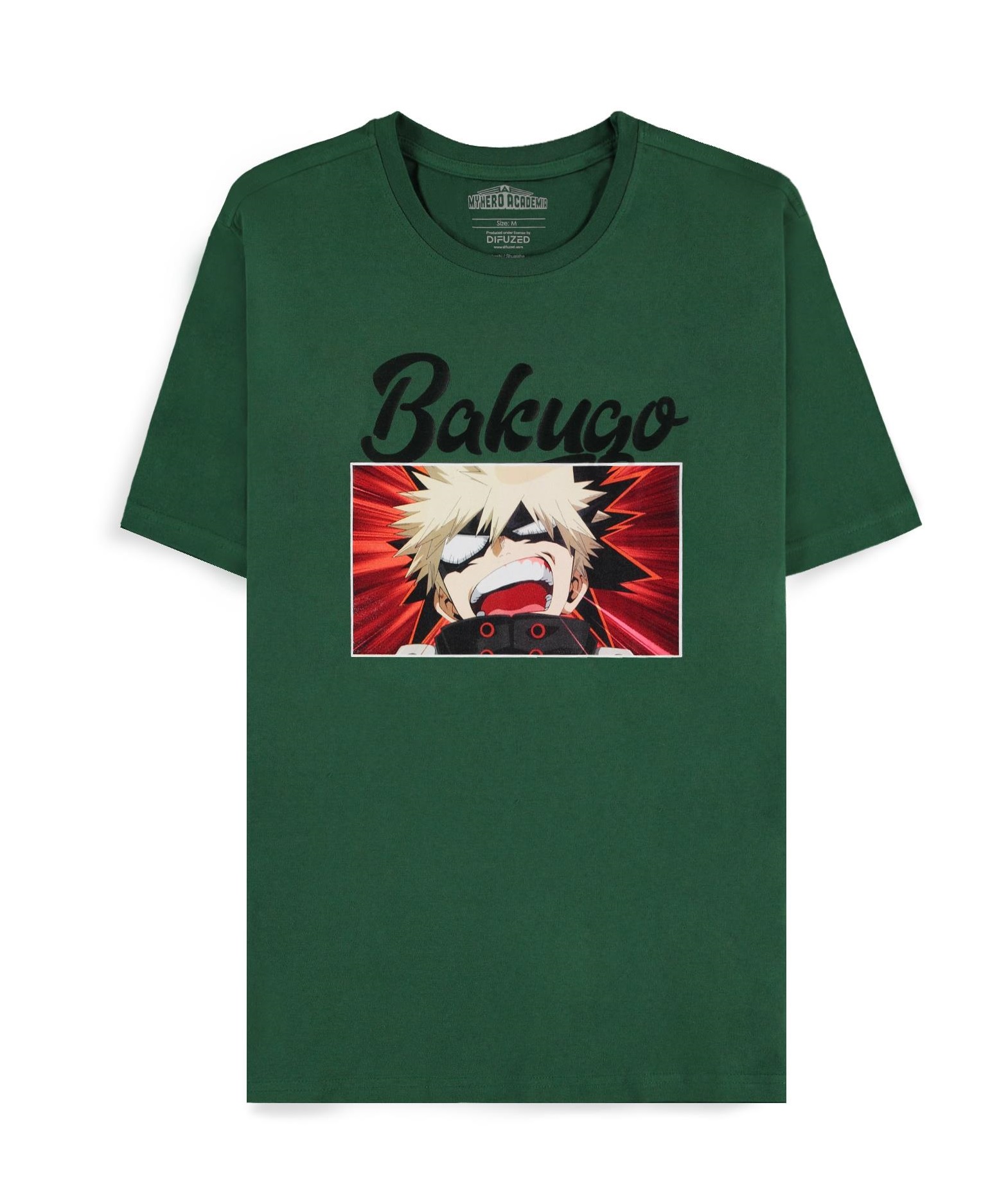 MY HERO ACADEMIA - Green Bakugo - T-shirt Homme (L) : :  T-Shirt Difuzed My Hero Academia