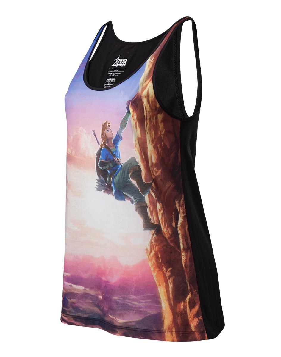 ZELDA BREATH OF THE WILD All Over Link Climbing TopTank GIRL (XL