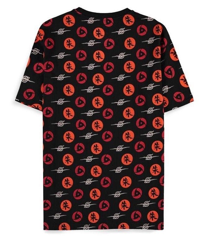 NARUTO SHIPPUDEN - Naruto Symbols - T-shirt Noir Homme (L) - 2