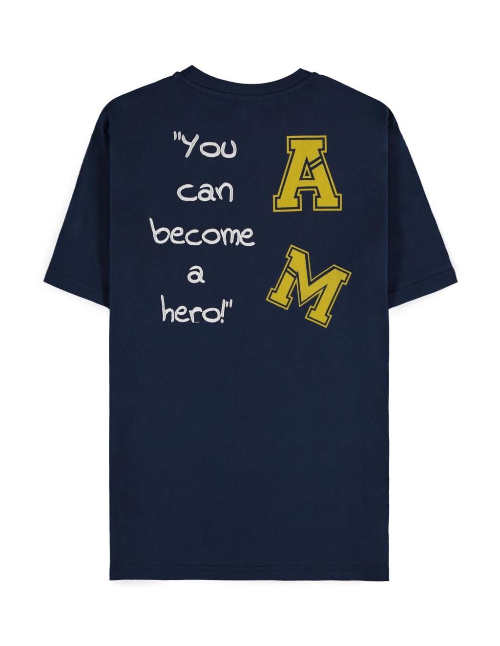 MY HERO ACADEMIA - Navy All Might Quote - T-shirt Homme (S) - 2