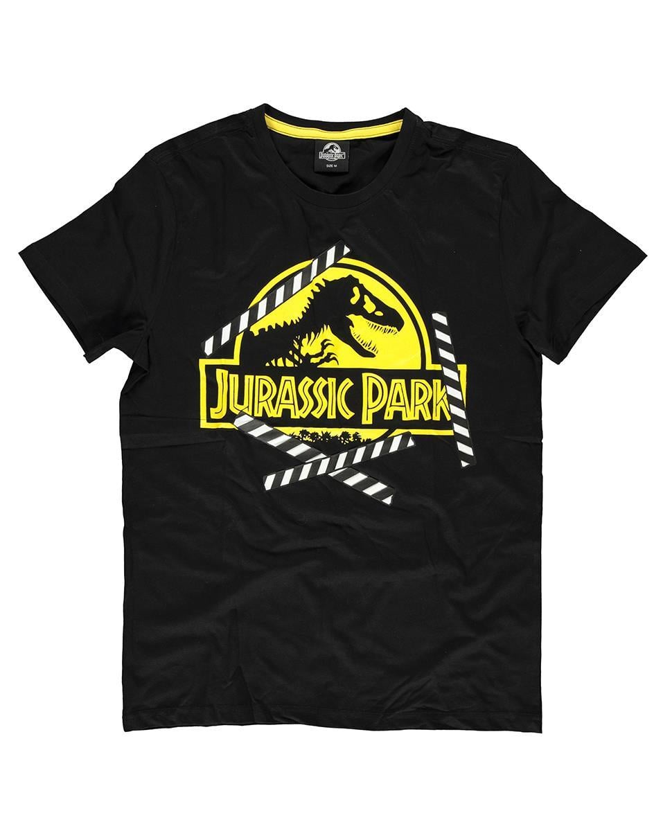 Maglietta Uomo Jurassic Park Con Logo Classico – Ufficiale, Alta Qualità, Taglie Dalla S Alla XXL
