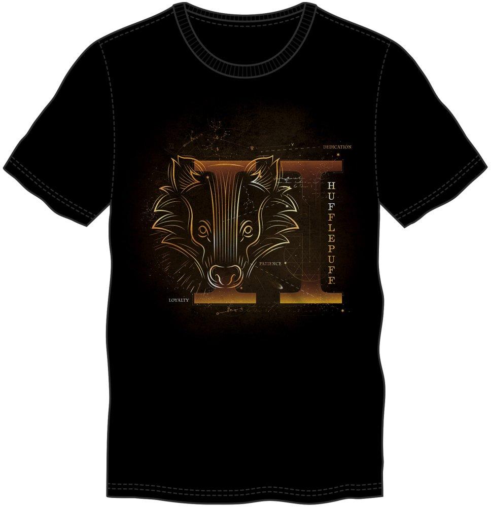 HARRY POTTER TShirt Glow in the Dark Poufsouffle (XXL