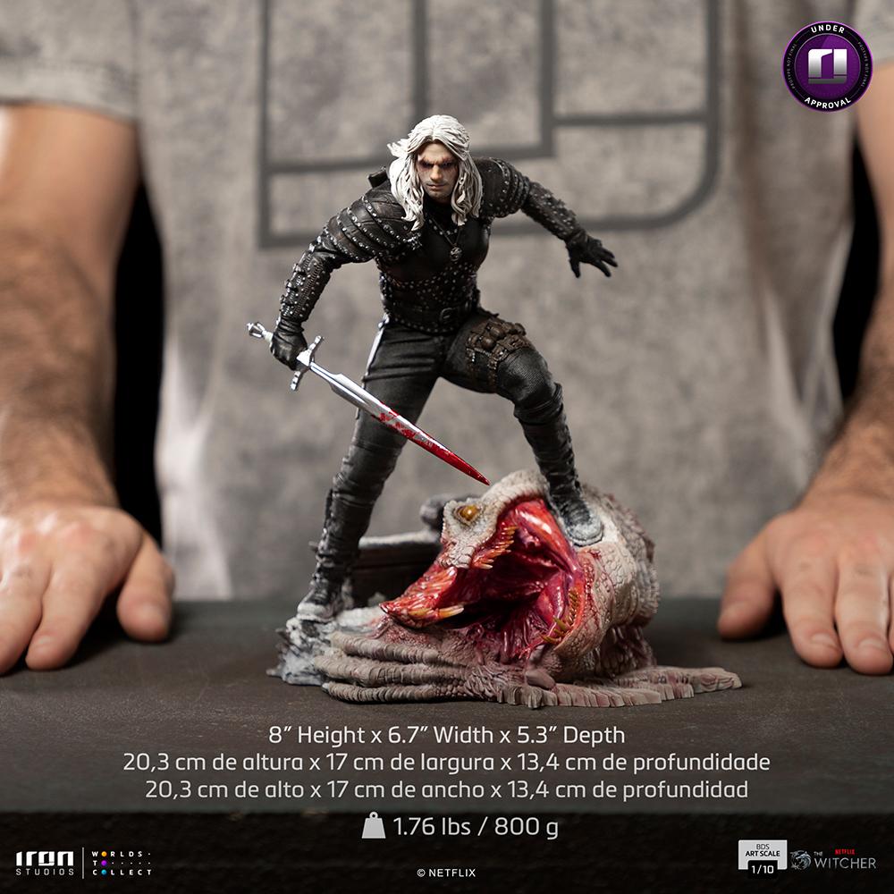 THE WITCHER - Geralt de Riv - Statuette BDS Art Scale 1/10 20.3cm - 3