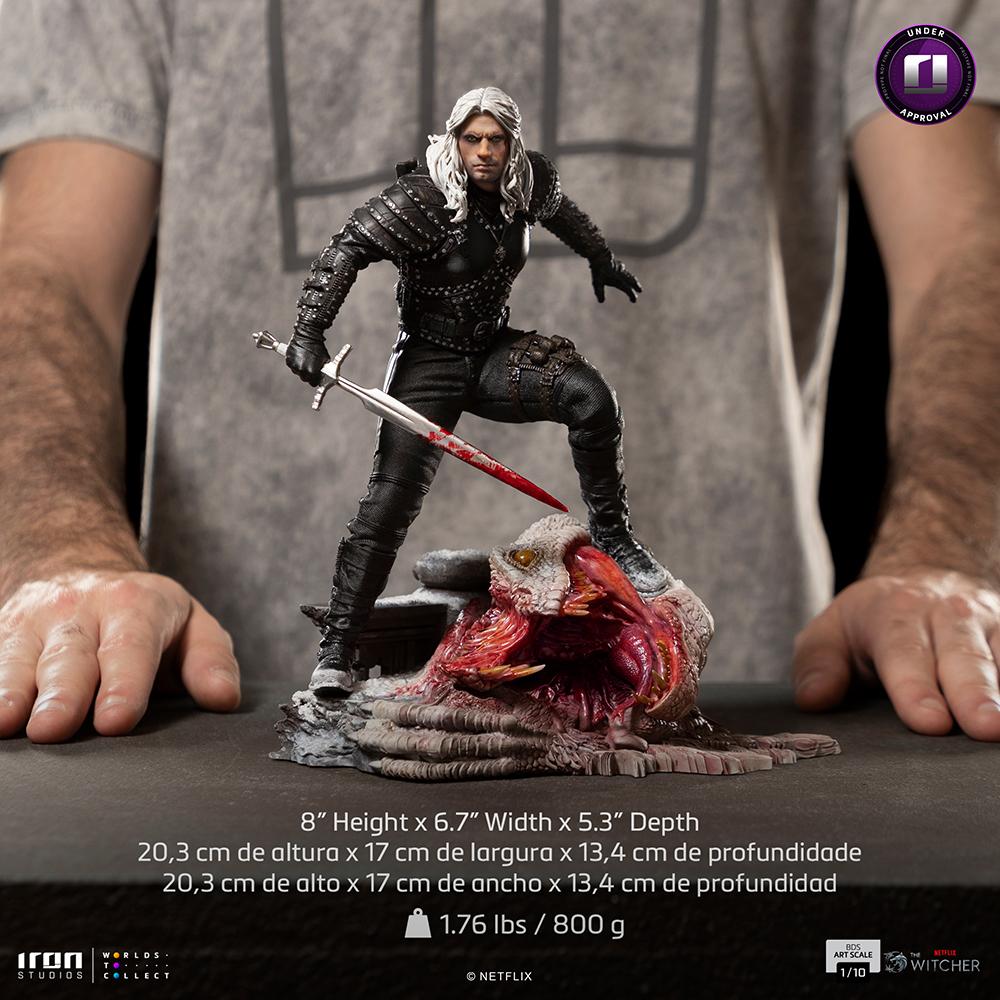 THE WITCHER - Geralt de Riv - Statuette BDS Art Scale 1/10 20.3cm - 4