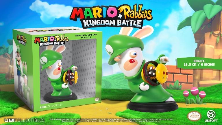 MARIO + RABBIDS KINGDOM - Figurine 6 inch Rabbit Luigi (Ubisoft) - 2