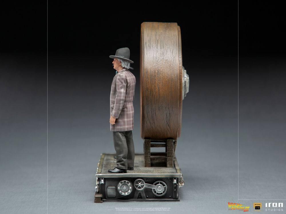 BACK TO THE FUTURE - Marty and Doc Clock - Statue DLX ArtScale 30cm - 3
