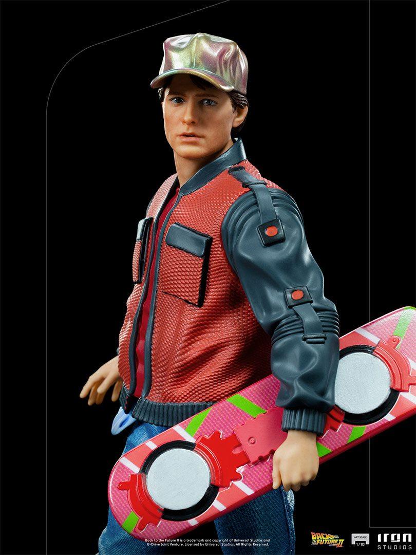 Shopforgeek Retour Vers Le Futur 2 Marty Mcfly Artscale 1 10 22cm Retour Vers Le Futur Figurine Iron Studio 179 99