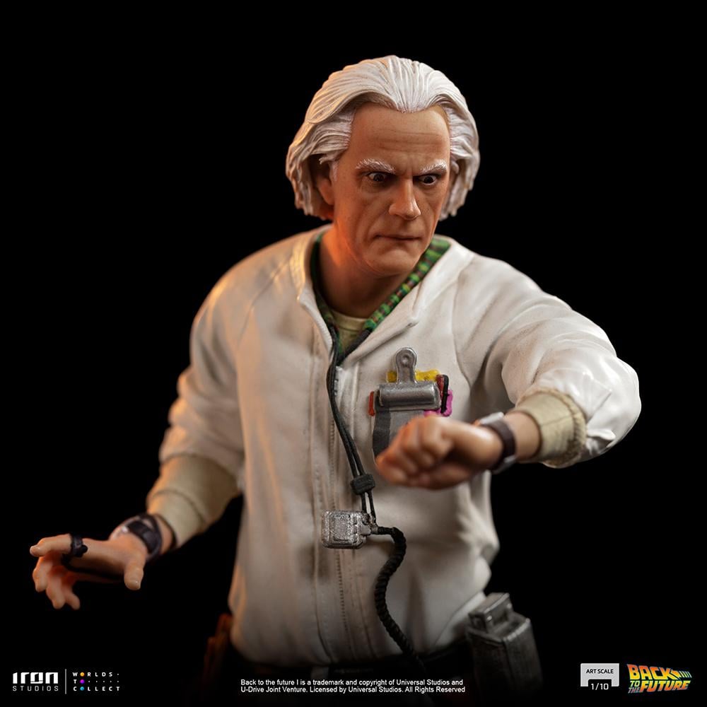 RETOUR VERS LE FUTUR - Doc Brown - Statuette Art Scale 1/10 22cm - 3