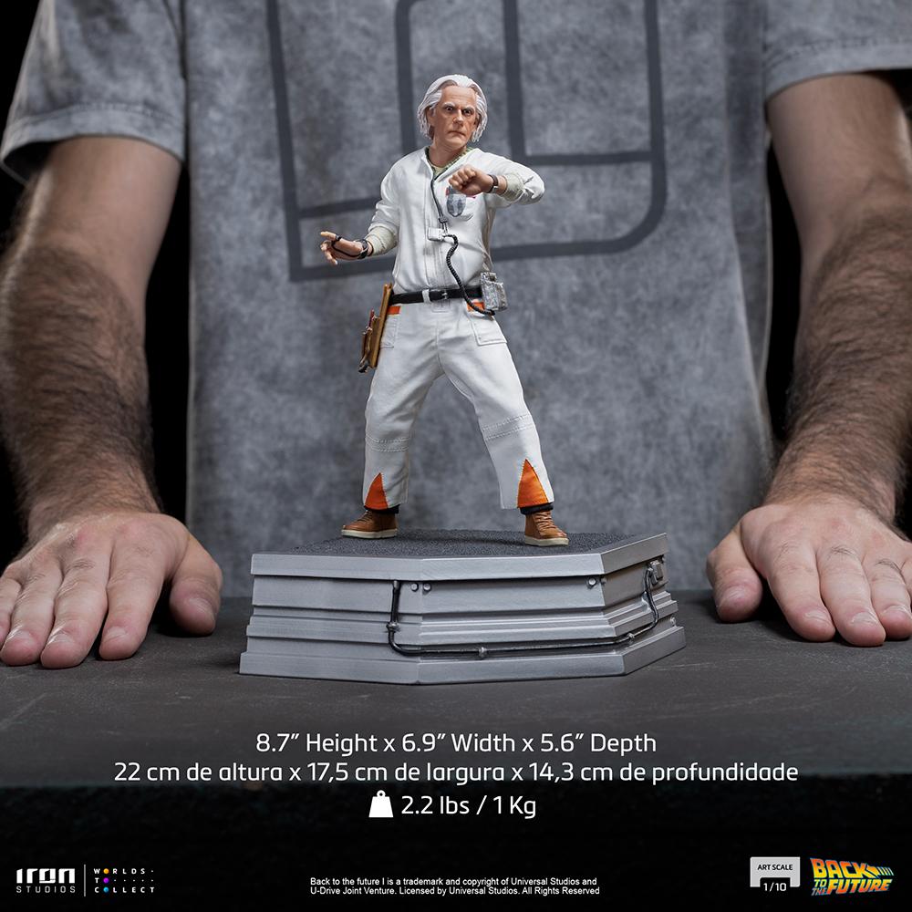 RETOUR VERS LE FUTUR - Doc Brown - Statuette Art Scale 1/10 22cm - 6