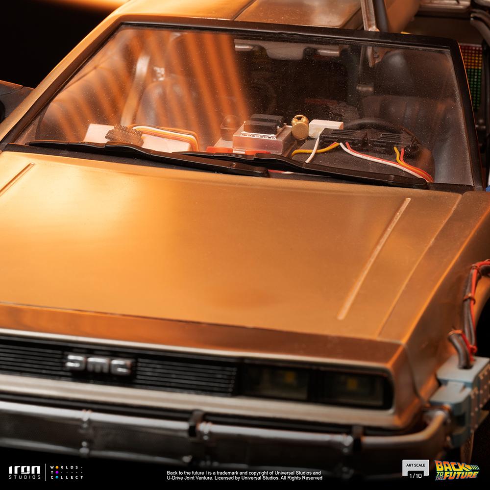 RETOUR VERS LE FUTUR - Delorean - Statuette Art Scale 1/10 23.5cm - 4